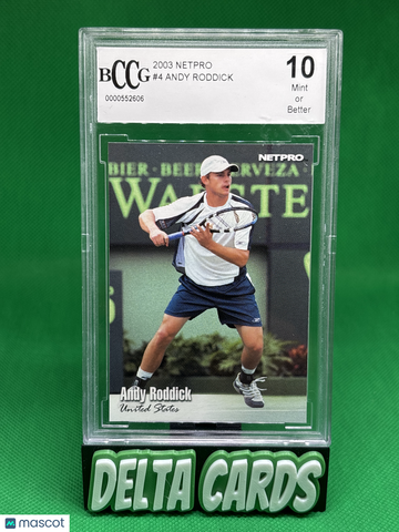 2003 Netpro Andy Roddick #4 BCCG 10