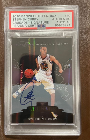 2010 Stephen Curry Crusade 2nd Year Auto /49 PSA 10 Gem Mint Warriors SP
