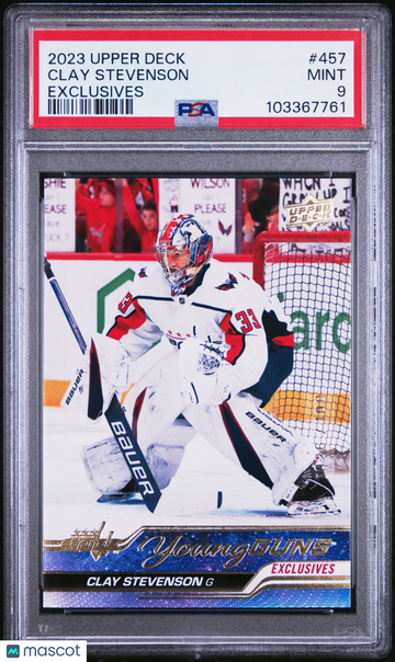 2023 Upper Deck Clay Stevenson #457 Exclusives PSA 9