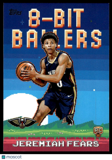 2025-26 Topps Jeremiah Fears #8B-37 8-Bit Ballers