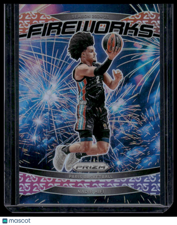 2024-25 Panini Prizm Fireworks Nadir Hifi #6 25th Anniversary