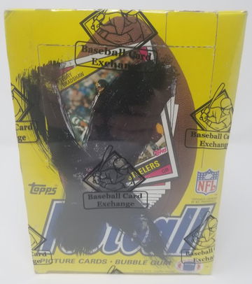 1984 Topps Football Wax Box BBCE Wrapped 36 Packs Dan Marino John Elway RC Rookie