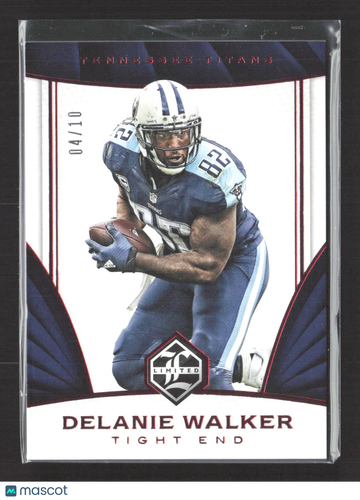 2017 Panini Limited Delanie Walker #81 /10