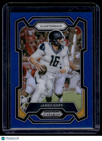 2024 Panini Prizm Draft Picks Jared Goff #71 Blue SN