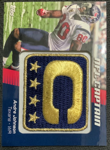 2012 Topps Andre Johnson NFL Captain Relic