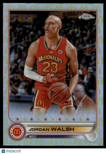 2022 Topps Chrome McDonald's All American Jordan Walsh #22 Logo