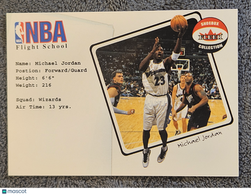 2001 Fleer Shoebox NBA Flight School Michael Jordan #3