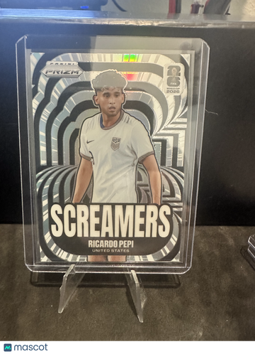 2026 Panini Prizm FIFA World Cup 2026 Screamers Ricardo Pepi #4 Silver