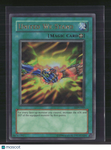 Yu-Gi-Oh! TCG 2002 Yu-Gi-Oh! Labyrinth of Nightmare United We Stand Equip Magic Card