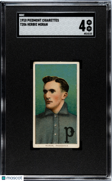 1910 Piedmont Cigarettes (T206) Herbie Moran SGC 4