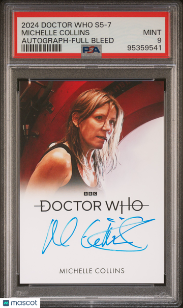 2024 Rittenhouse Doctor Who Series 5-7 Autographs Michelle Collins PSA 9