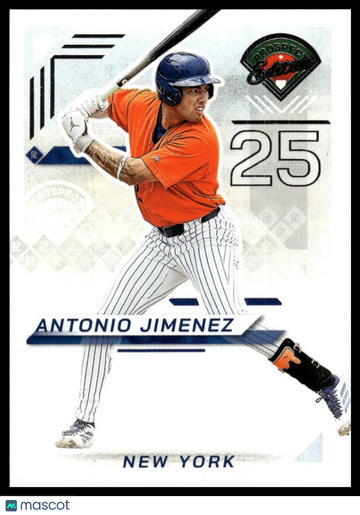 2025 Panini Prospect Edition Antonio Jimenez #163