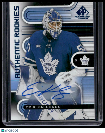 2022-23 SP Game Used Erik Kallgren #152 Blue Auto RC,AU