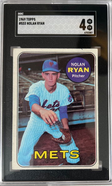 1969 Topps Nolan Ryan SGC 4