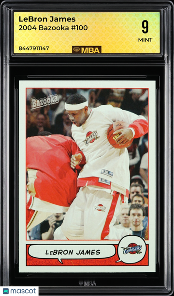 2004 Bazooka LeBron James #100 MBA 9