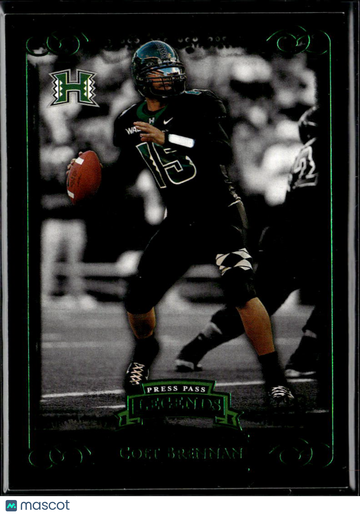 2008 Press Pass Legends Colt Brennan #12
