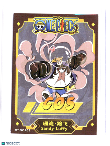 SPONGEBOB COLLABORATION Luffy SANDY Reverse Holo