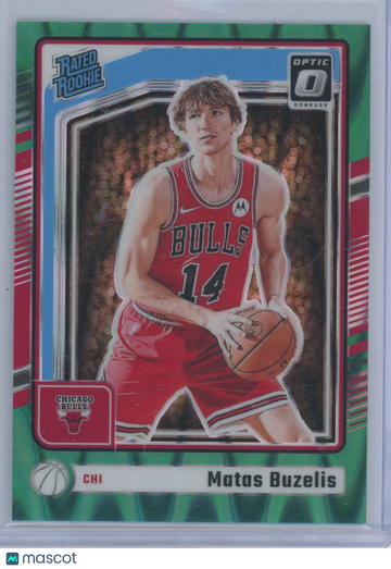 2024 Donruss Optic Matas Buzelis #271 Green