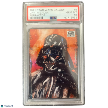 2021 Topps Chrome Star Wars Galaxy Darth Vader #9 PSA 10