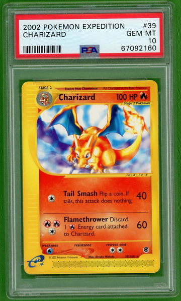 2002 Pokemon Expedition Charizard #39 PSA 10