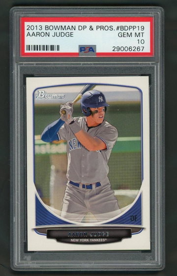 2013 Bowman Draft Picks and Prospects #BDPP19 Aaron Judge PSA 10