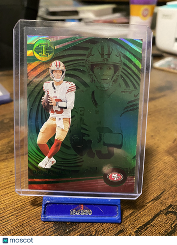2023 Panini Illusions Brock Purdy #89 Emerald Trophy Collection