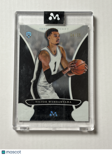2023-24 Topps Mercury Victor Wembanyama Victor Wembanyama #8 Nicely Centered Mint Parallel/Variety Rookie Short Print 04