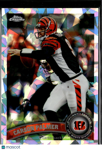 Carson Palmer 2011 Topps Chrome Atomic Refractor Cincinnati Bengals