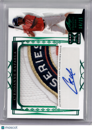 2022 Trinity Ceddanne Rafaela #PA-CR1 /15 RC
