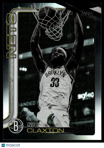 2025-26 Topps Nic Claxton #10 Blackout