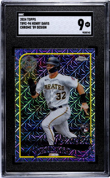 2024 Topps Chrome '89 Design Henry Davis #T89C-94 RC SGC 9