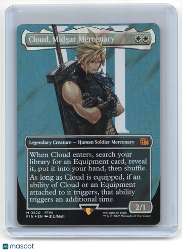 Final Fantasy Midgar Mercenary Cloud Near Mint #520