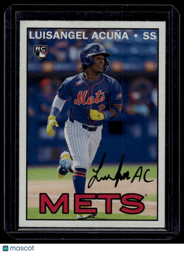 2025 Topps Heritage Luisangel Acuña #H25-16 Heritage 25th Anniversary