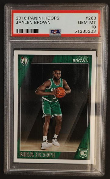 2016 Panini Hoops Jaylen Brown #263 PSA 10