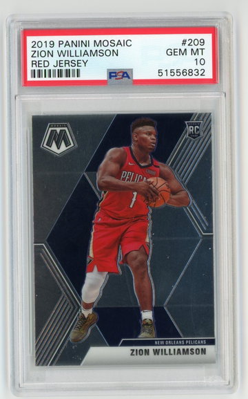 Zion Williamson Mosaic Red Jersey SP