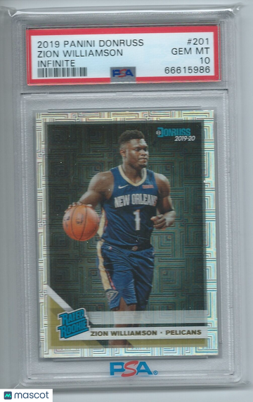 2019 Panini Donruss Zion Williamson #201 Infinite PSA 10