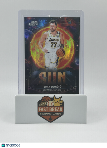 2026 Topps Chrome Basketball Planetary Pursuit Luka Dončić #PPS-7 Sun