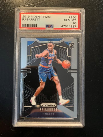 2019 Prizm RJ Barrett PSA 10