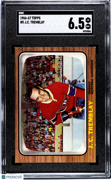 1966 Topps J. C. Tremblay #5 SGC 6.5