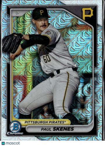 Paul Skenes 2024 Bowman Chrome Mega Box Mojo Refractor Pittsburgh Pirates