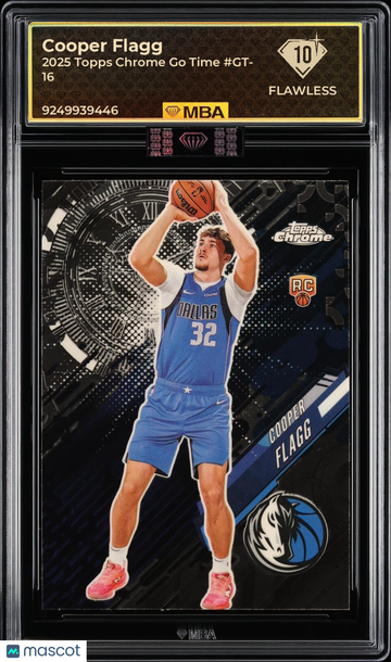 2025 Topps Chrome Go Time Cooper Flagg #GT-16 MBA 10