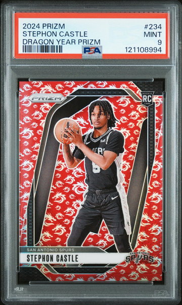 2024 Panini Prizm Dragon Year Prizm Stephon Castle #234 /88 PSA 9