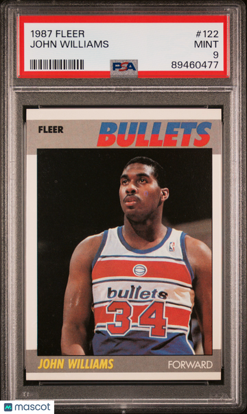 1987 Fleer John Williams #122 PSA 9