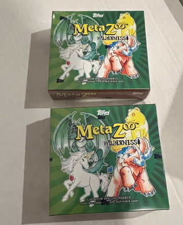 2 Boxes - 2022 Topps MetaZoo Wilderness Factory Sealed