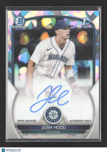 2023 Bowman Chrome Josh Hood #CPA-JHD Atomic Refractor /100 1st Bowman