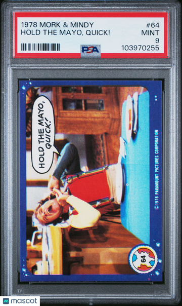 1978 Topps Mork & Mindy MORK Robin Williams ROOKIES #64 PSA 9