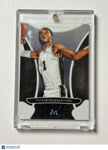 2023-24 Topps Mercury Victor Wembanyama Victor Wembanyama #3 Nicely Centered Mint Parallel/Variety Rookie Short Print 05