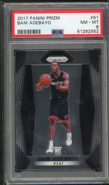 2017 Prizm Bam Adebayo PSA 8