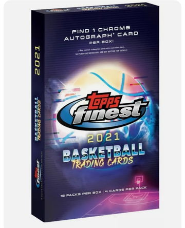 2021 Topps Finest Basketball box