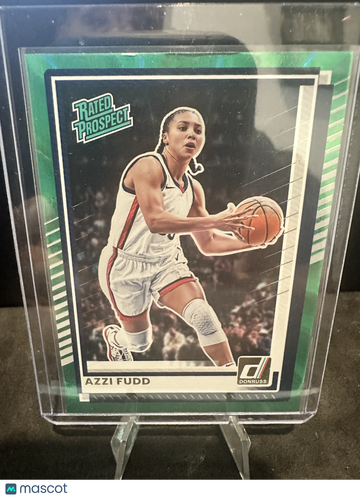 2025 Panini Donruss Basketball Azzi Fudd #87 Green